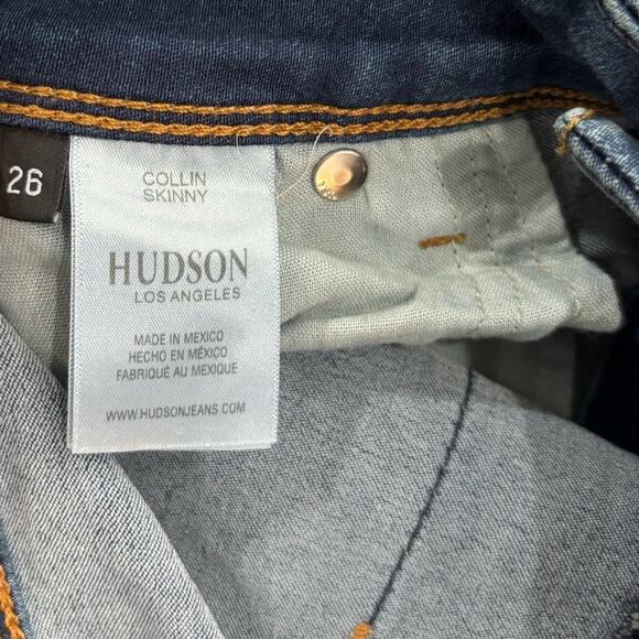 Hudson Jeans Crop Collin Skinny Jeans - Picture 7 of 8